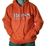 Blusão Moletom Hugo Boss Laranja